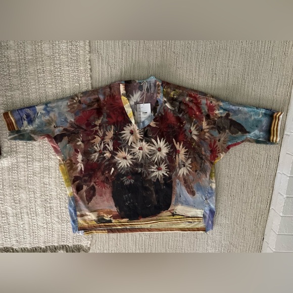 SKIF Daisy cotton top. One Size. Statement piece. Fashion meets comfort. USA NWT - Picture 3 of 11